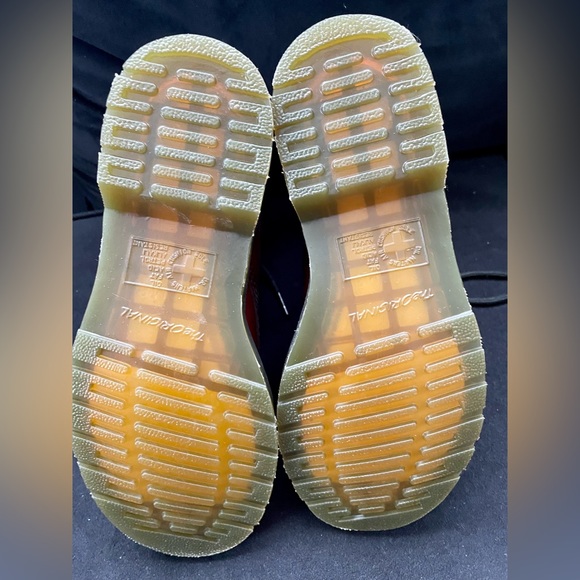 Cherry Red 1460 Smooth Leather Lace Up Boots - Picture 7 of 7